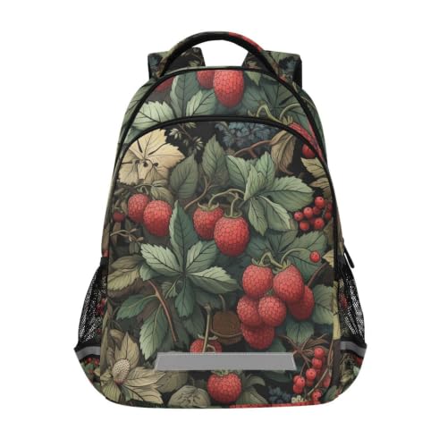 Cartable enfant fruit rouge baie sac à dos école pour élève et voyage ado