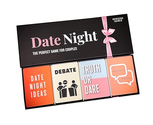 Berserk Games Date Night Card Game for Couples, 160 Fun & Flirty Questions, Dares & Challenges
