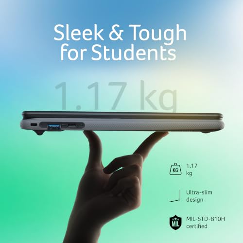 Image of Acer Chromebook, MediaTek Kompanio 540 Octa-Core Processor, 4GB RAM, 64GB eMMC, Full HD, 11.6 inch inch Display, Chrome OS, Black, 1.2 KG, C725, Arm Mali G57 Graphics, WiFi 6E Laptop