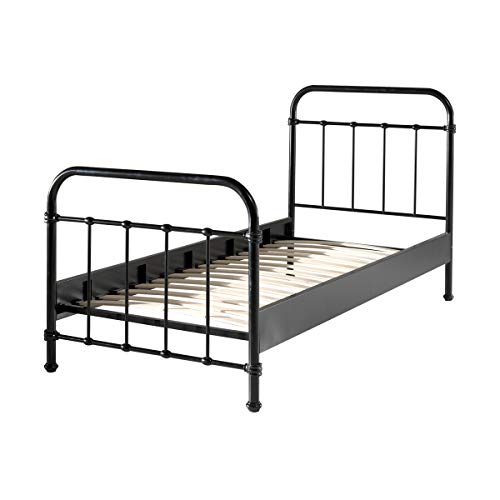 VIPACK Metallbett, Schwarz