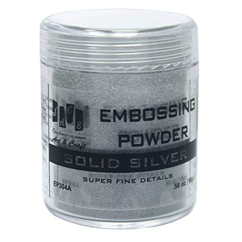 EKTA STATIONERY JAGS Embossing Powder - DIY Decorative Art and Craft Supplies (Solid Silver 16 GMS)-image-33