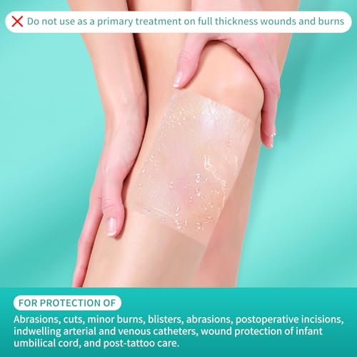 image for Dimora Transparent Film Dressing 50 Packs, Waterproof Adhesive Clear B