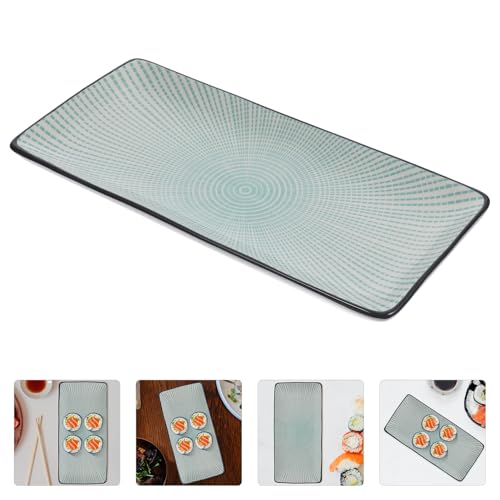 Bandeja rectangular de cerámica japonesa COHEALI miniatura 5