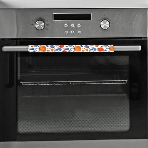 Image of Pardick Refrigerator Door Handle Covers Set of 2, Fall Pumpkin Fridge Handle Covers Appliance Handle Covers Protector for Microwave Oven Stove Dishwasher, Keep Your Kitchen Appliance Clean