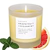 Slow North Grapefruit + Spearmint – Essential Oils and Pure Soy Wax Candle in a Reusable Frosted Glass Jar – Scented Candle Hand-Poured in The USA (8 oz)