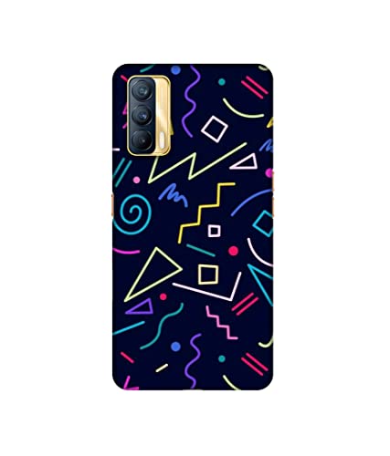 Image of Basic Case for Realme X7 5G (Plastic Multicolor)