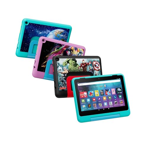 Amazon Kid-Friendly Case for Fire HD 8 tablet (Only compatible with 12th generation tablet), Marvel Avengers - image 5