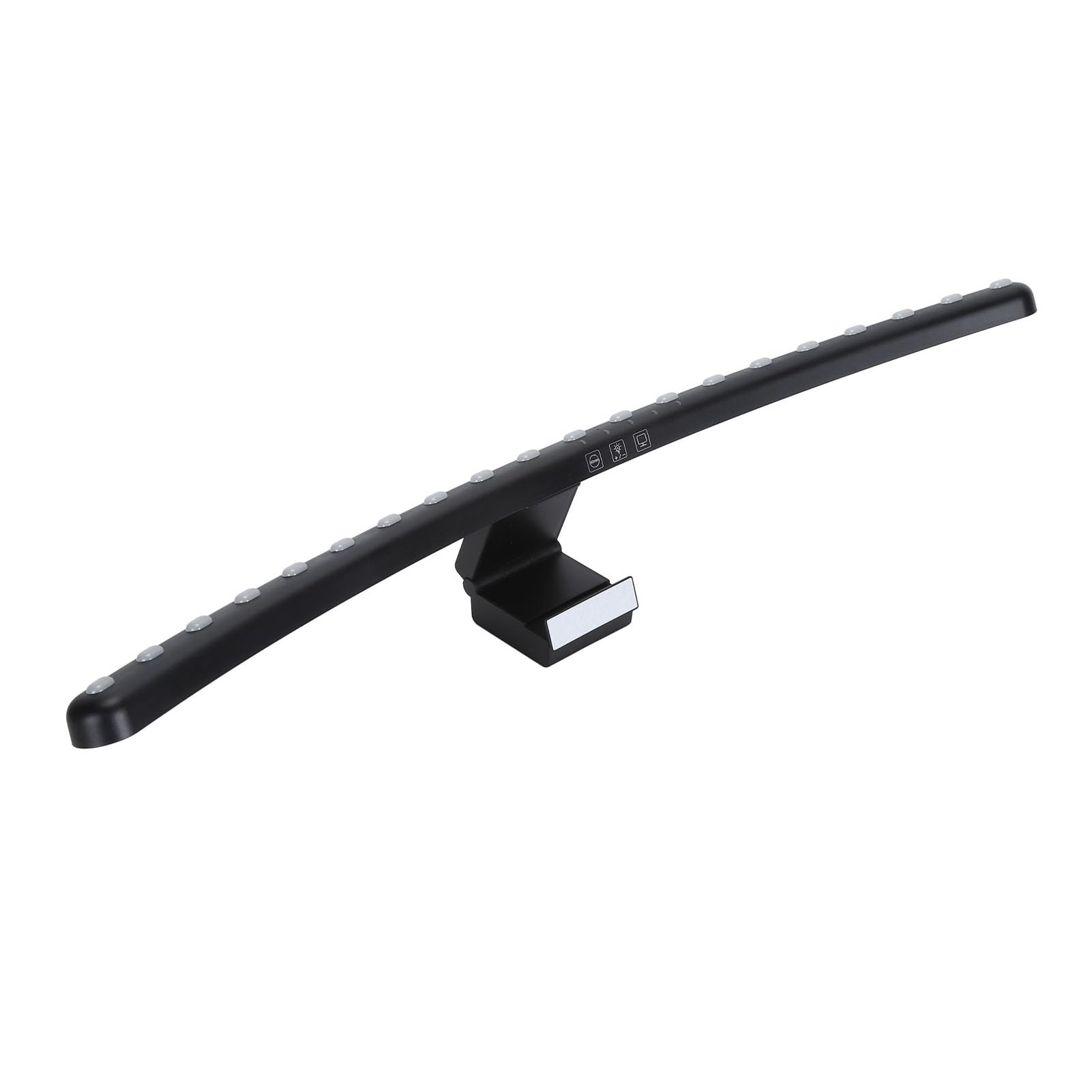 Topiky Barra de Luz LED para Monitor, Lámpara de Lectura Ajustable para el Cuidado de los Ojos, para Oficina y Juegos, Color Negro, 23,70 X 3,86 X 2,01 Pulgadas