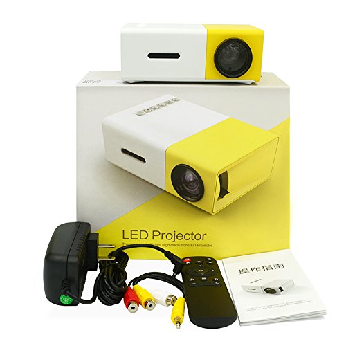 MINI LED PROJECTOR 本体 Texton Mini Projector, Movie Projector with 10000 Hours LED Lamp