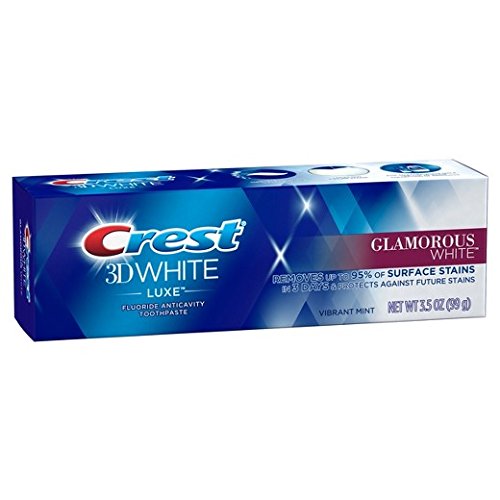 Crest 3D White Glamorous White Dentifrice 116 ml #PACK DE 3# Blanchiment des dents