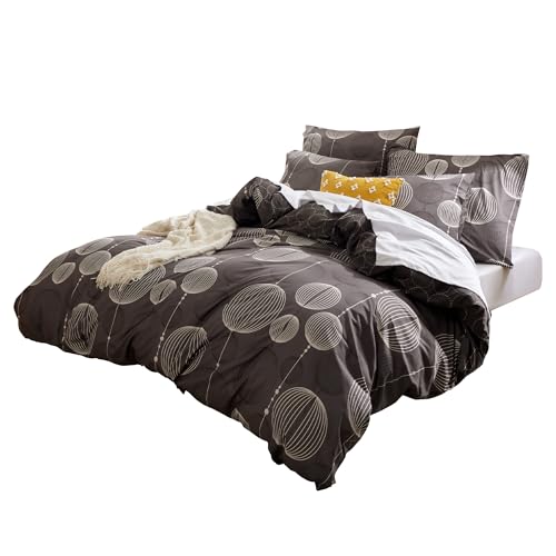 Sonive Bettwäsche 240x220,Bettwäsche-Sets 240x220cm aus Mikrofaser,Bettbezügen 240x220cm & Kissenbezügen 65x65cm*2