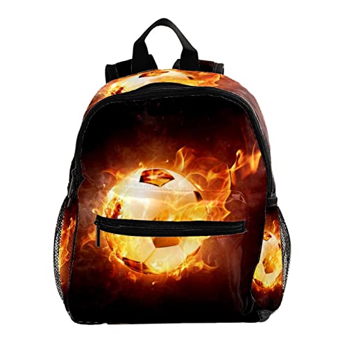 Sac à dos pour enfants fille garçon football multicolore scolaire 30cm