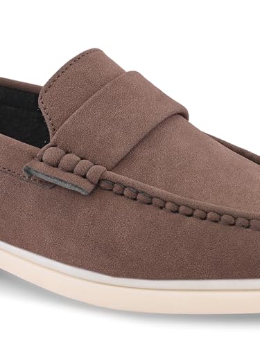 Image of Prolific Men's Slip-On Super Cushioned Loafer Shoes|Stylish & Comfortable with Soft Cushioned Insole