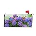 ALAZA Hydrangea Flowers with Butterflies Magnetic Mailbox Cover MailWraps Garden Yard Home Decor for Outside Oversized-25.5