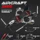 Afenau RC Flugzeug, 2,4 GHz Ferngesteuertes Flugzeug mit Batterien, 360° Surround Modellflugzeug Ferngesteuert mit LED, 6 Achsen Gyro Stabilisator RCFlugzeug Anfänger für Kinder Erwachsene (Grau)