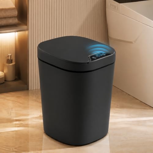 Poubelle Automatique 10L Avec Capteur, Sans Contact Pour Salle De Bains