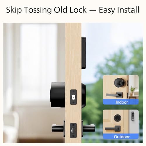 Philips WiFi Smart Deadbolt Lock with Fingerprint Keypad, APP Remote Control, Smart Retrofit Lock for Existing Deadbolt, Keyless Entry, Voice Control, Interior Auto-Locking thumbnail 2