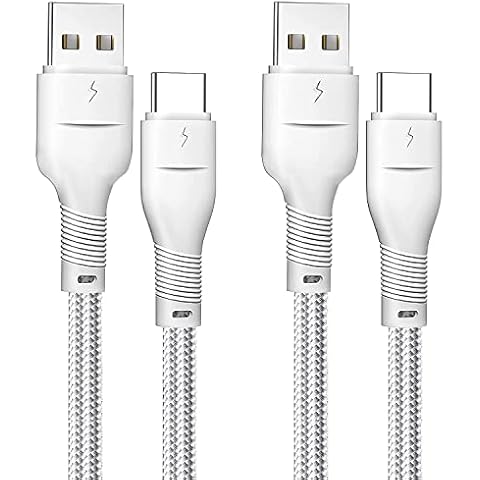 2M+3M USB Type C Charger Cable for Amazon Kindle Fire HD 10 (9th Gen), Fire HD 8 (10th Gen), Fire HD Plus (10th) and Fire HD 8 Kids Edition Tablets,Samsung A33 5G M23 M33 M53 M13 Charging Lead Cord Cover