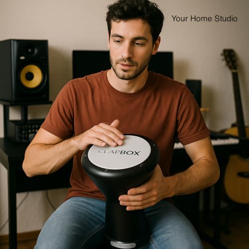 Image of Clapbox Darbuka- Aluminium (9 Inches, Black) Full Size