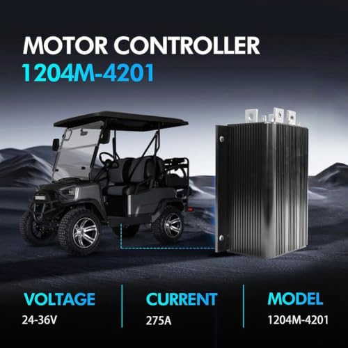 Controlador de velocidad de 24 V 275 A motor CC de carrito de golf 5