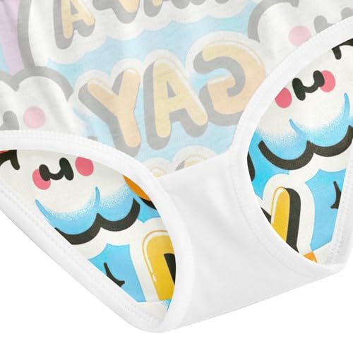 Lgbt Rainbow Have A Gay Day Toddler Underwear Girls, Girls Underwear Cotton, 2T–8 Years4