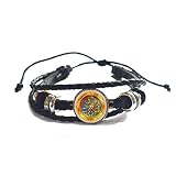 Blume des Lebens Armband Blume des Lebens Mandala Armreif, spirituelles Symbol des Lebens Geschenk, antikes Symbol Armband, PU303