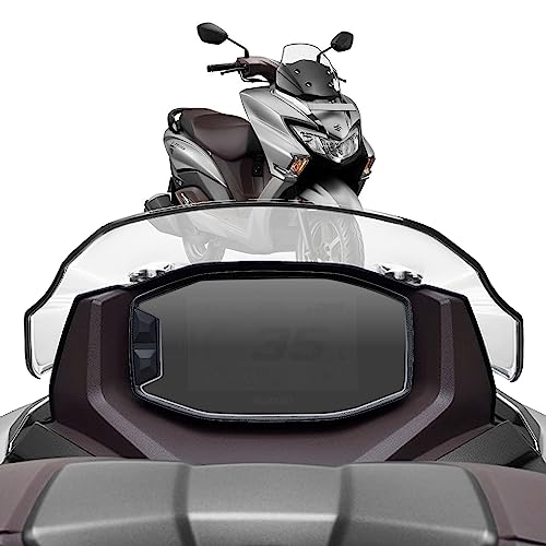 Image of FCS 9H Anti-Shock Edge-to-Edge Screen Protector Guard Compatible for Suzuki Access 125 | Enhanced Display Protection (Suzuki Burgman Street EX 125, Matte)