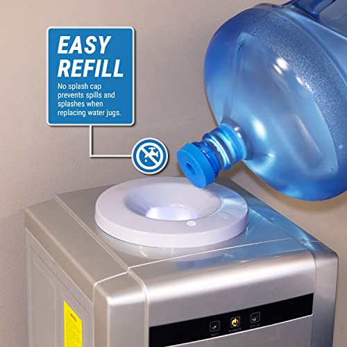 Tera Pump Trrwc02 Reusable No-Splash Cap For 48Mm Screw Top Snap On Crown Top, 3 Gallon To 6 Gallon Bottle Water Dispensers With Probes #TOP2