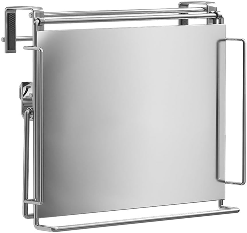 VOSAREA Cabinet Door Organizer Foldable Shelf for Kitchen Spice Storage Easy to Install over The Cabinet Hanging Shelf for Efficient Space Saving and Daily Use Essentials