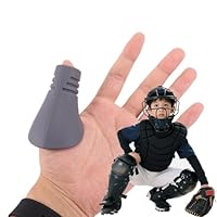Lyreh Daumenschutz Baseball, Silikon-Daumenschutz Softball Schutzschild Catcher-Trainingsausrüstung Kompatibel mit Linken/Rechten Hand Vorbeugung Handverletzungen und Stichen(Mittelgroß, Kinder)