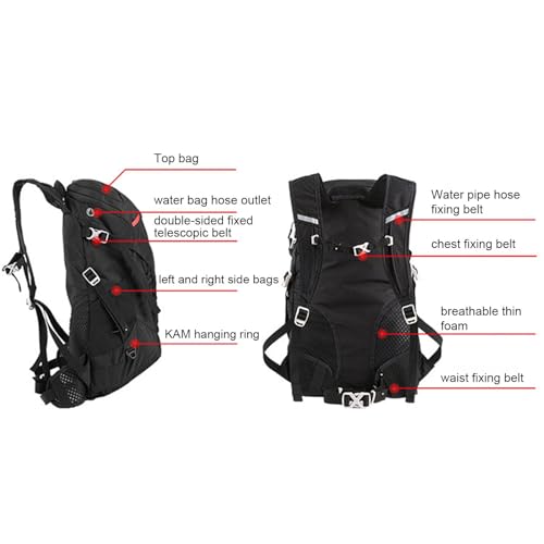 Mochila para senderismo EKsma impermeable 28L ligera miniatura 4
