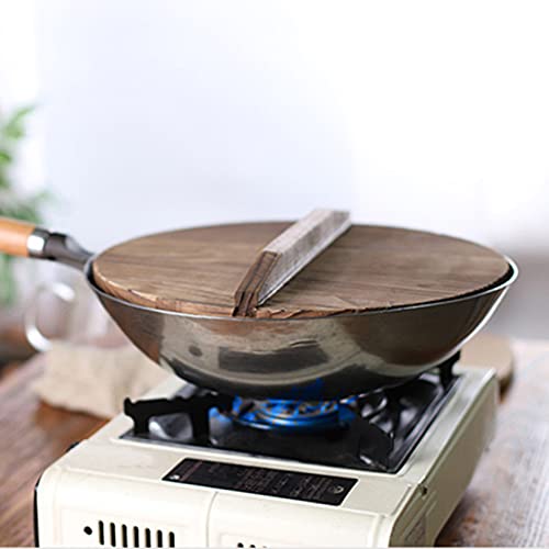 Wok tradicional de acero al carbono 32 cm miniatura 6
