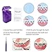 YOUYA DENTAL Boxed Portable Orthodontic Care Kit, 8pcs Orthodontic Toothbrush Kit for Braces for Orthodontic Patient Dental Travel Oral Care Kit Interdental Brush Dental Wax Dental Floss-Purple