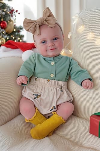 BABESIDE Reborn Baby Dolls, 20Inch Cute Soft Vinyl Realistic-Newborn Baby Doll Poseable Real Life Lifelike Baby Dolls w/Doll Accessories for 3+ Year Old Girls