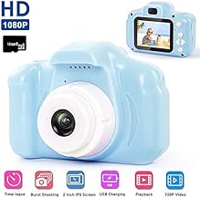 Kids Digital Camera for Girls Boys Womdee Mini Rechargeable Childrens Digital Camera Shockproof Video Camcorder Birthday Gifts for Kids 3-12 Age Outdoor Play Game 1080P HD Video 16GB TF Card Included Kids Digital Camera for Girls Boys Womdee Mini Rechargeable Childrens Digital Camera Shockproof Video Camcorder Birthday Gifts for Kids 3-12 Age Outdoor Play Game 1080P HD Video 16GB TF Card Included