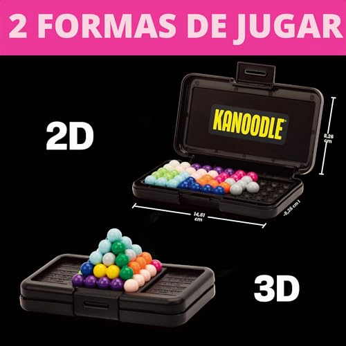 Miniatura 4 de Learning Resources Kanoodle Rompecabezas 3d Y 2d, Juego Lógico Portátil Con 227 Desafíos, 228 Piezas, Para Niños Y Adultos, Edades 7-11