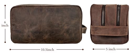 Rustic Town Full-Grain Leather Dopp Kit - alternate view 2 of 4