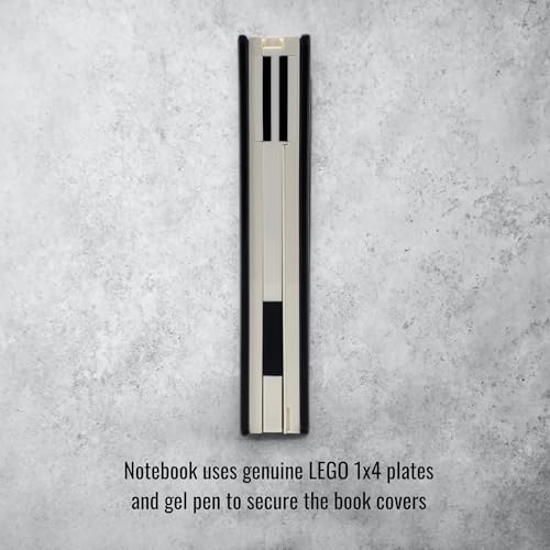 Lego IQ Carnet de notes verrouillable avec stylo gel Noir