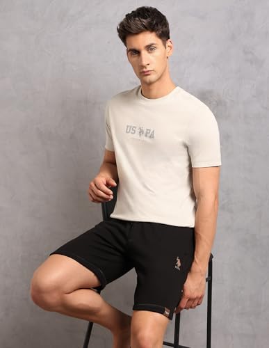 Image of U.S. Polo ASSN. Men's OES10 Cotton Terry Lounge Shorts