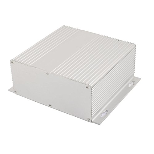 Aexit 190 x158 x71mm Multi-purpose Electronic Extruded Aluminum Enclosure Silver Tone (f2dad8932fe97f993bd748e355811205)