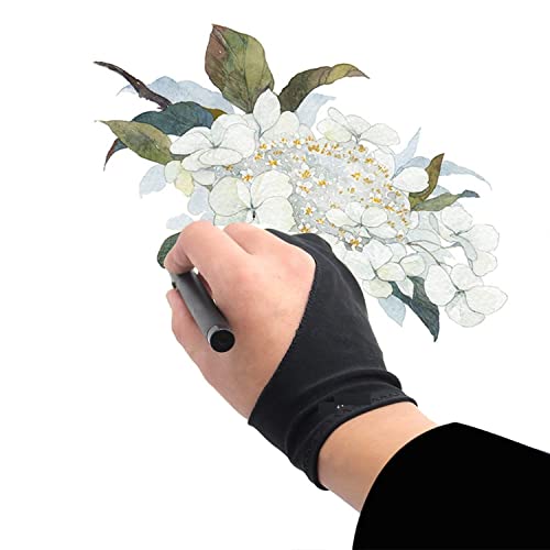 Amazon.in: Buy Sabahz Trading Art Ranger Original Anti-Fouling Artist Two-Finger Glove for Pencil Sketching, Watercolours Painting and Graphics Drawing Tablet (Free Size), Black Online at Low Prices in India | Sabahz Trading Reviews & Ratings - Image 2