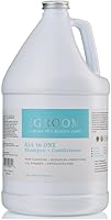 iGroom All-in-One Dog Shampoo & Conditioner Gallon - Deep Cleans, Hydrates All Coats, Professional Groomer Approved, Made in USA