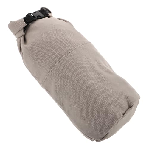BESTonZON Outdoor Kerosene Lamp Storage Bag Portable Canvas Pouch for Camping Lanterns Versatile Holder for Gas Canisters and Outdoor Gear Stylish and Practical Organizer for Hiking