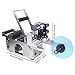 Bacacoo Semi Automatic Labelling Coding Machine Round Bottle Jar Label Marking Machine, Round Bottle Labeling Machine 15-120mm, 20-40pcs/Min Labeling and Coding Machine