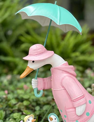 Artisanat extérieur en résine peinte pour statue de canard durable