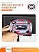 Savadicar Blue Interior Accessories - Dome Light Trim Set for 2018-2023 Jeep Wrangler JL JLU 4XE & Gladiator JT - Solid Color Interior Decor Upgrade Option, 3-Piece
