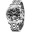 6607g：silver Strap ＆ Black Dial