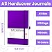 Jaoruizer 20 Pack Hardcover Journals Bulk, A5 Lined Notebooks for Women Men, 200 Pages/100 Sheets, 5.8 x 8.4 inch College Ruled Notebook for Writing Business Work, 10 Colors