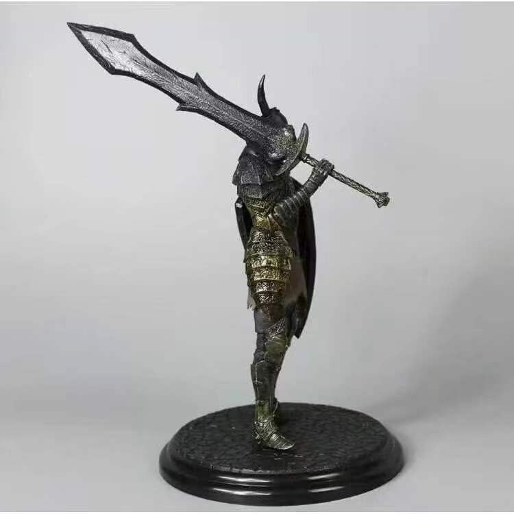 Ognisko Led Czarna Rycerz Faraam Figurka Rzeźba Artorias Solaire Abysswalker Figurka Prezent (C)