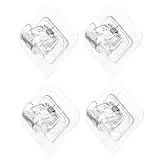 Photo Gallery wekadrin 4 pezzi clip adesive per bastone tende trasparenti supporto da parete per bastoni bagno e casa fissaggio per bastoni netti voile e decorazioni compatibile con vetro ceramica e Photo Gallery wekadrin 4 pezzi clip adesive per bastone tende trasparenti supporto da parete per bastoni bagno e casa fissaggio per bastoni netti voile e decorazioni compatibile con vetro ceramica e